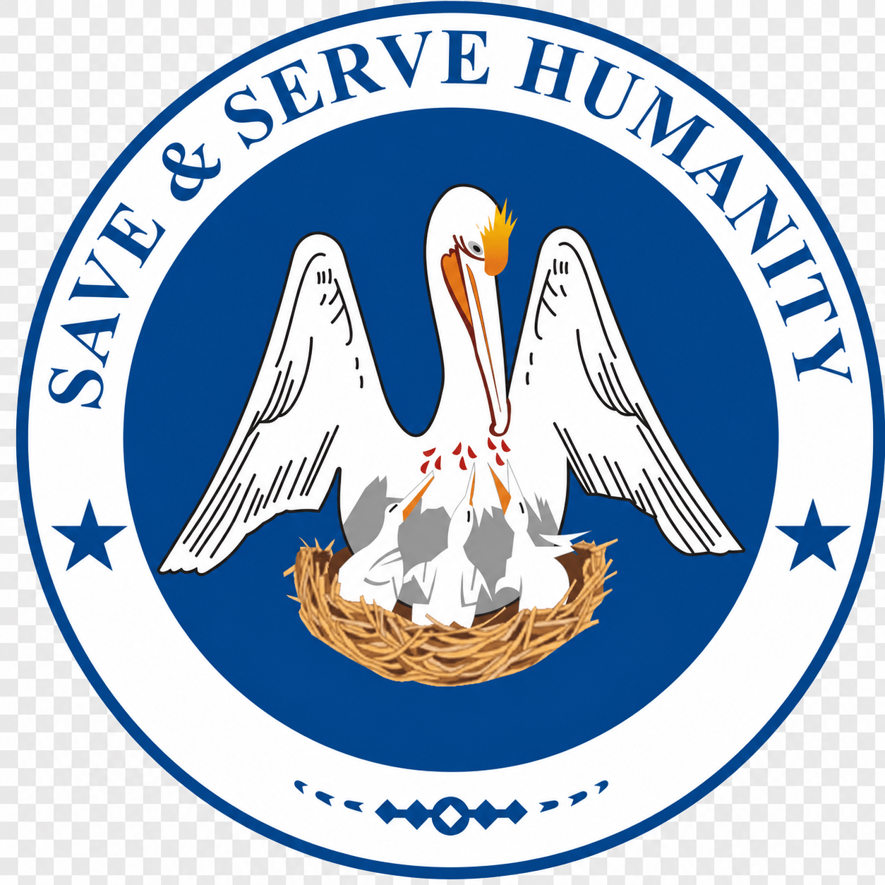 Save and Serve Humanity logo