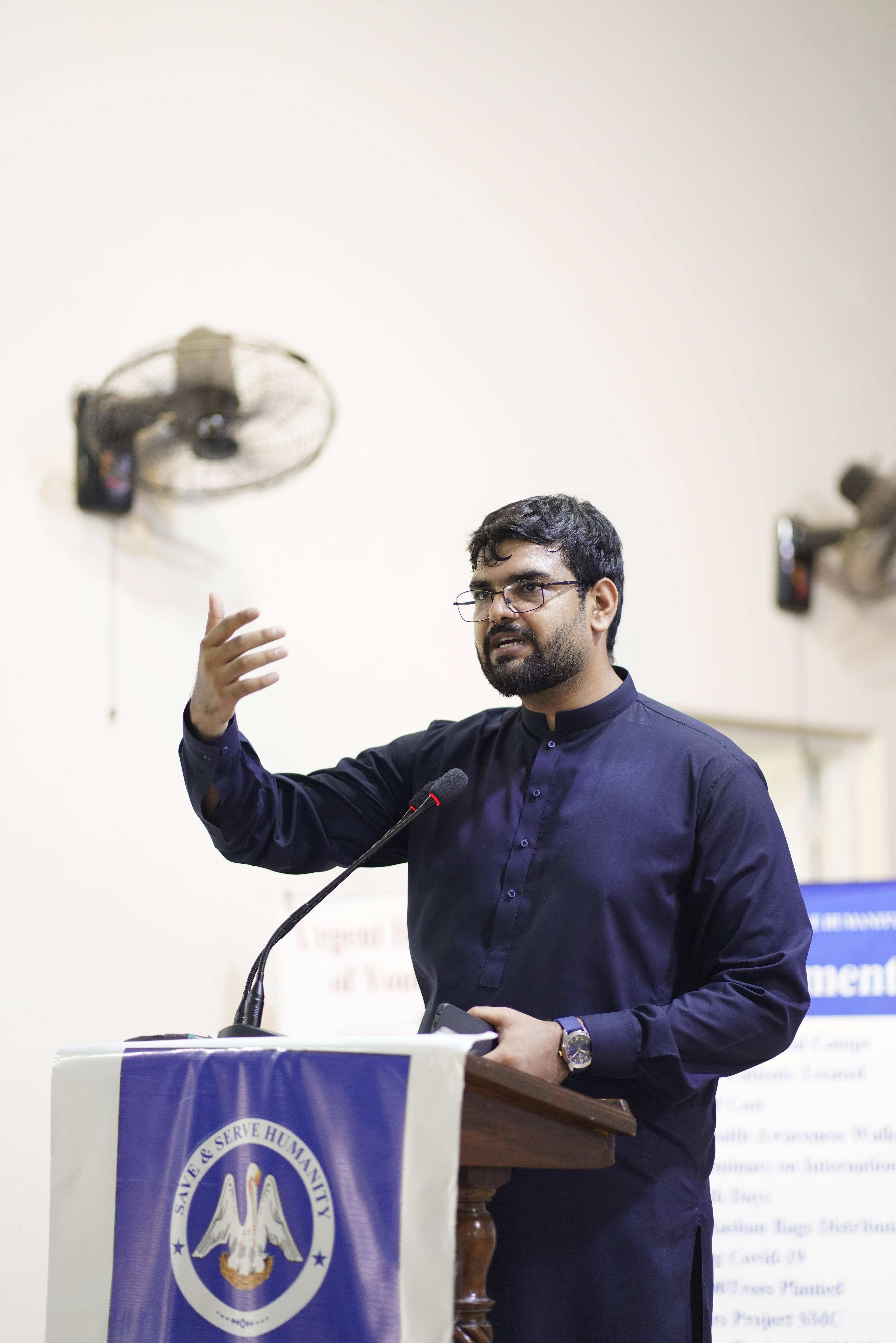 Participants at SSH's 2025 youth seminar in Youhanabad.