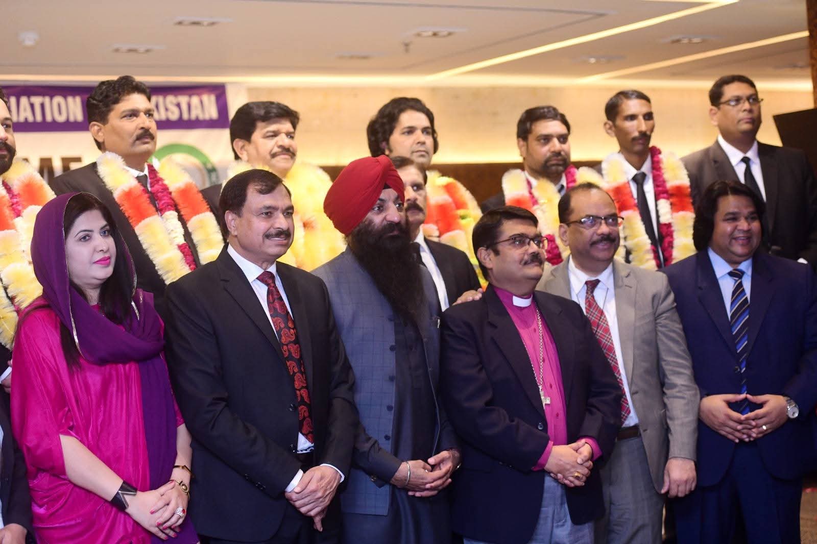 Community and religious leaders at the CLAP ceremony.